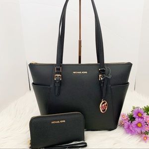 🌸SALE🌸BNWT 2PCS MICHAEL KORS TOTE AND WALLET